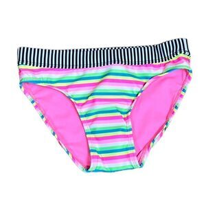 Dolfin Uglies Junior’s Striped Bikini Bottoms, Size S, NWT